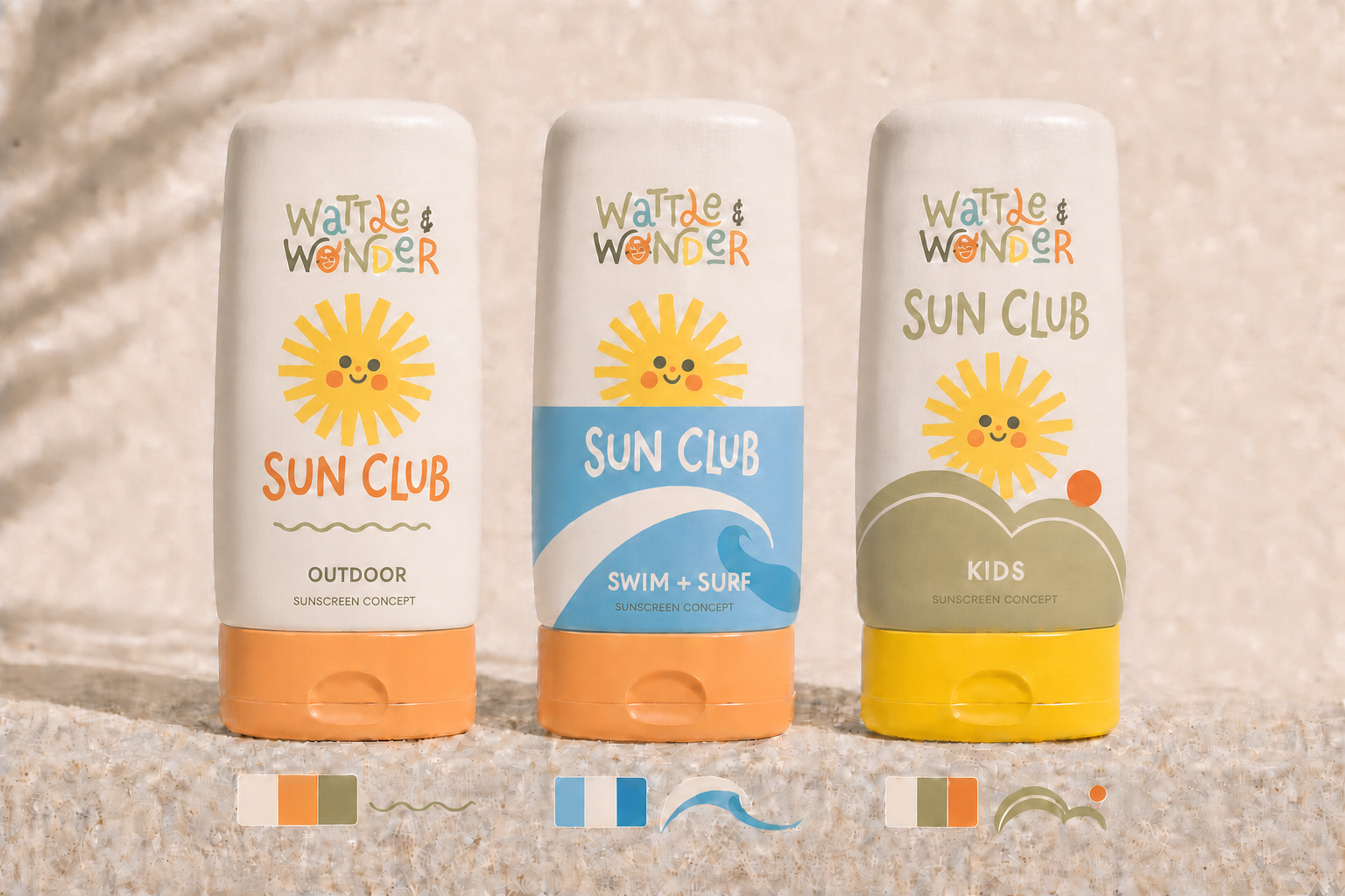 Sun Club Outdoor packaging concept